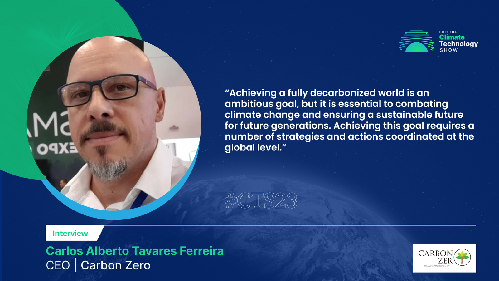 Enlightening session with Carlos Alberto Tavares Ferreira, CEO of Carbon Zero | Member of ICC